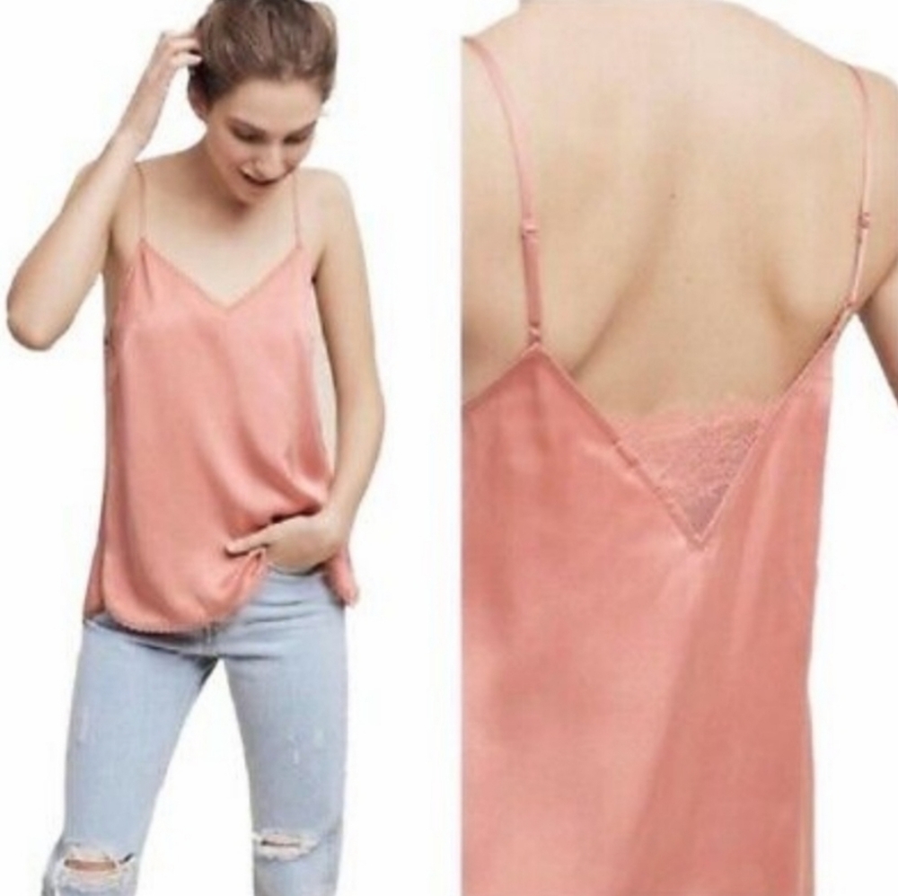 100% Silk Cami by Anthropologie Eloise